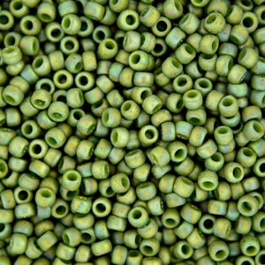 10g TOHO 8/0 Round Japanese Beads 3mm 2632F Semi Glazed Rainbow Honeydew Seed Beads Jewelry Making High-quality Beading