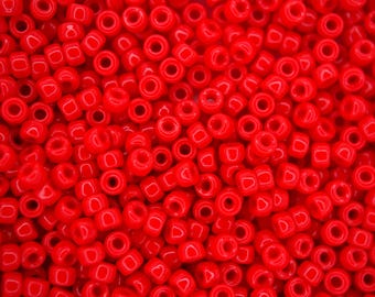 10g Matubo 8/0 Round Czech Seed Beads 3mm Opaque Red Best Quality Jewelry Making High-quality Czechia Beading