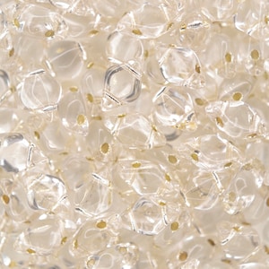 10g Matubo GemDuo Czech Seed Beads 5x8mm Beads Crystal Silver Lined High Quality Two-Hole Glass Beads for Jewellery Making Beading Czech