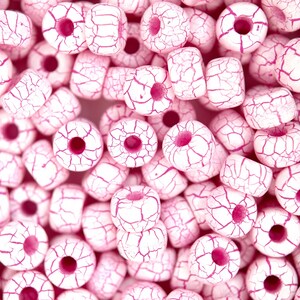 10g Matubo 2/0 6mm Best Quality Czech Seed Beads Ionic White/pink High Quality for Jewelry Making Beading Czech Republic
