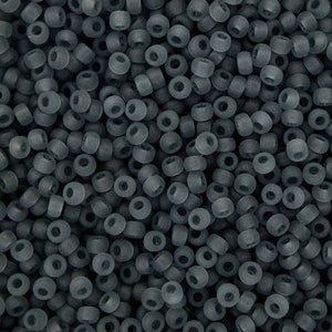 10g MIYUKI 11/0 Runde japanische Rocailles 2 mm 9152F Matt Transparent Grau Rocailles Perlen Schmuck machen hochwertige Perlen