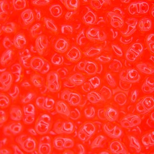 10g Matubo SuperDuo Czech Seed Beads 2.5x5mm Transparent Orange Hyacinth Two-Hole High Quality for Jewelry Making Beading Czech