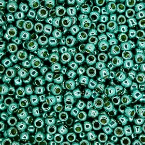 10g TOHO 8/0 Round Japanese Beads 3mm Pf561 Permafinish Galvanized Green Teal Seed Beads Jewelry Making High-quality Beading