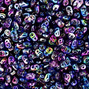 10g-50g Matubo Superduo Czeskie koraliki nasienne 2,5 x 5 mm Kryształowe magiczne niebieskie różowe koraliki do wyrobu biżuterii Czechia