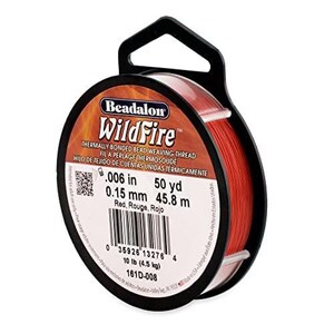 ビーダロン ワイルドファイア レッド 0.006 インチ/0.15 mm 10ポンド/4.5kg 50 ヤード/45 m