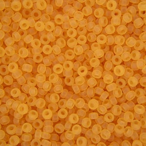 10g MIYUKI 11/0 Okrągłe Japońskie Koraliki Nasiona 2 mm 9132F Matowe Przezroczyste Koraliki Nasiona Jasnego Topazu Wyrób Biżuterii Wysokiej Jakości Koraliki