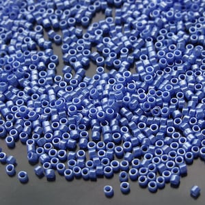 7g TOHO 11/0 Treasure Japanese Seed Beads 134 Opaque Periwinkle Luster 1.5mm Seed Beads Jewelry Making High-quality Beading Japan
