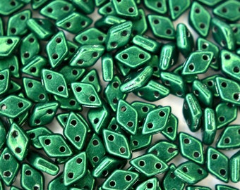 5g Czechmates Diamond Beads 6x4mm Saturated Metallic Martini Olive Czech Glass Beads Crafting Beading Supplies Jewellery Making Czech