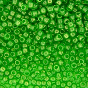 10g TOHO 8/0 Round Japanese Beads 3mm Y629 Hybrid Sueded Gold Transparent Peridot Seed Beads Jewelry Making High-quality Beading