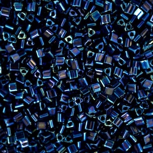 10g TOHO 11/0 Triangle Japanese Seed Beads 2mm 88 Metallic Cosmos DIY Crafting Supplies High Quality Beads Unique Shape