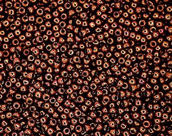 10g TOHO 11/0 Round Japanese Seed Beads 2mm 222 Dark Bronze Seed Beads Jewelry Making High-quality Beading