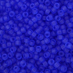 Cuentas redondas checas Matubo 8/0 de 10 g, 3 mm, zafiro transparente mate, fabricación de joyas de la mejor calidad, abalorios checos de alta calidad