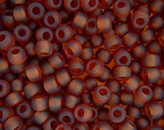 10g MIYUKI 6/0 Miçangas Japonesas Redondas 4 mm 9134F Marrom Claro Transparente Fosco Miçangas para Confecção de Bijuterias Miçangas de Alta Qualidade