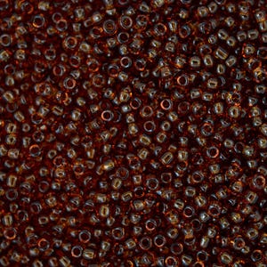 10g TOHO 11/0 Round Japanese Seed Beads 2mm 941 Transparent Smoky Topaz Seed Beads Jewelry Making High-quality Beading