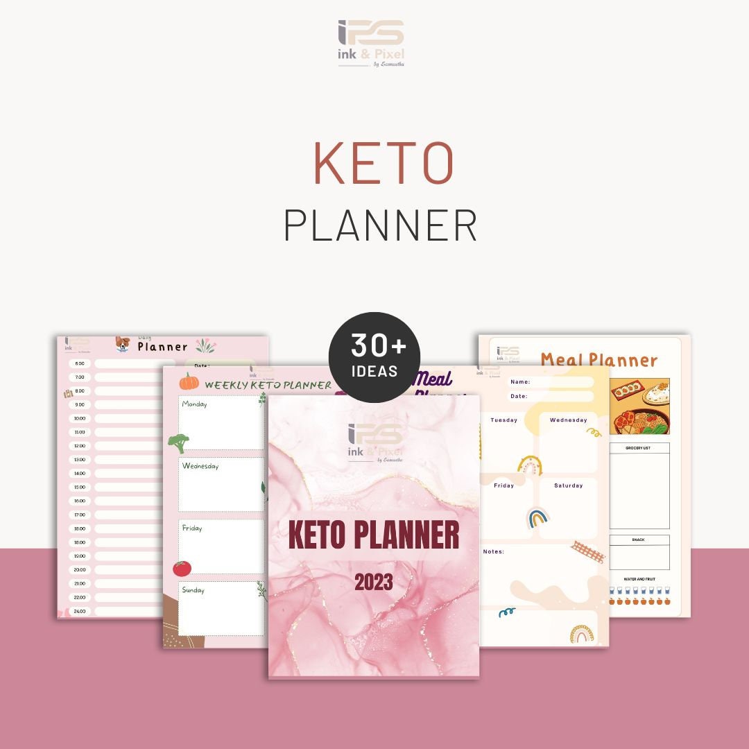 Keto Printable Planner Keto Meal Planner Keto Planner Keto Journal Keto ...
