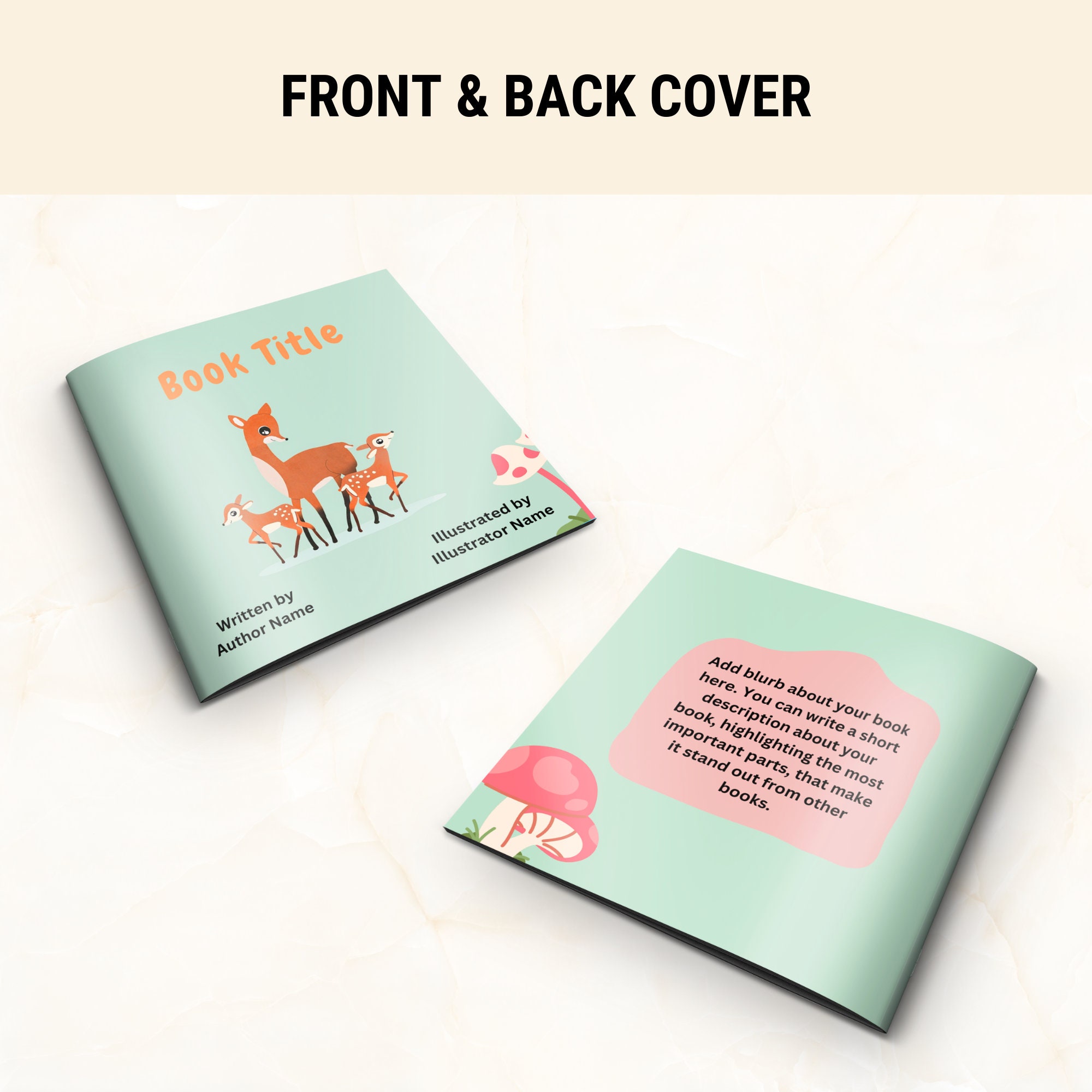 KDP Cover Template 8 5x8 5 Premade Children #39 s Book Cover 32 36 40 KDP Cover Template 8 5x8 5 Premade Children #39 s Book Cover 32 36 40