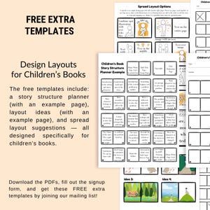 Children's Book Template 8.5x8.5, KDP Canva Template, Picture Book Design, Editable Book Template Canva Layout Editable Kid Book Interior image 12