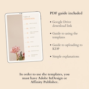 InDesign Book Templates KDP Bundle, Cover Design and Interior Layouts, Novel Template image 8