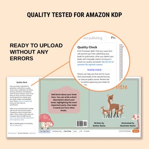 Children's Book Template 8.5x8.5, KDP Canva Template, Picture Book Design, Editable Book Template Canva Layout Editable Kid Book Interior image 14