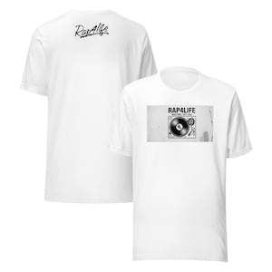 T-shirt RAP4LIFE – Urban Core – Edizione Signature bianca e nera