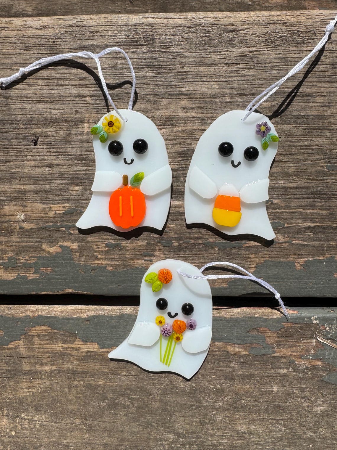 Halloween Ghosts, Fused Glass - Etsy