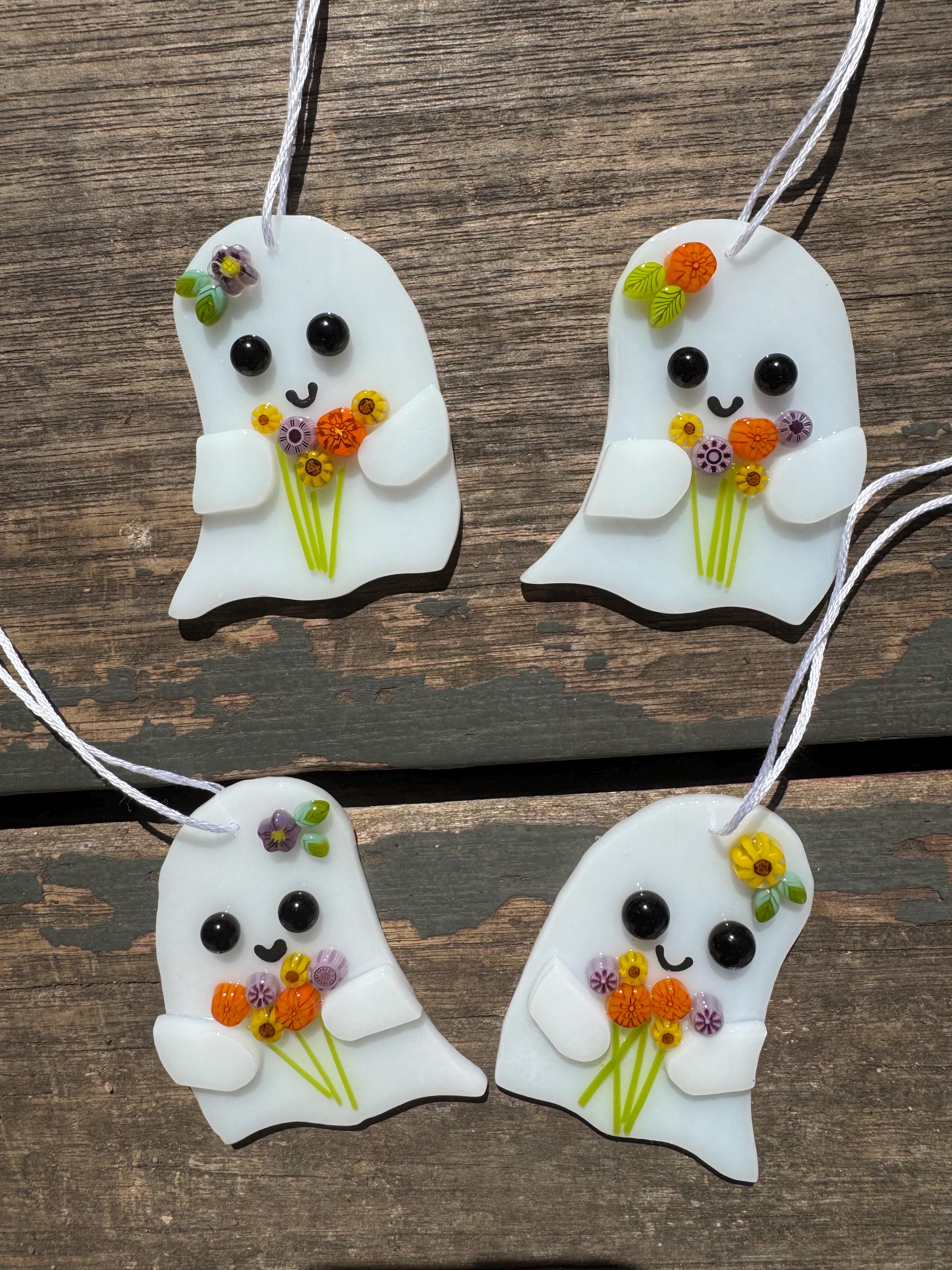 Halloween Ghosts, Fused Glass - Etsy