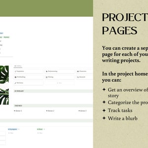 Notion Writing Template Notion Writer Template Novel Planner Notion Notion Writing Template Notion Writer Template Novel Planner Notion