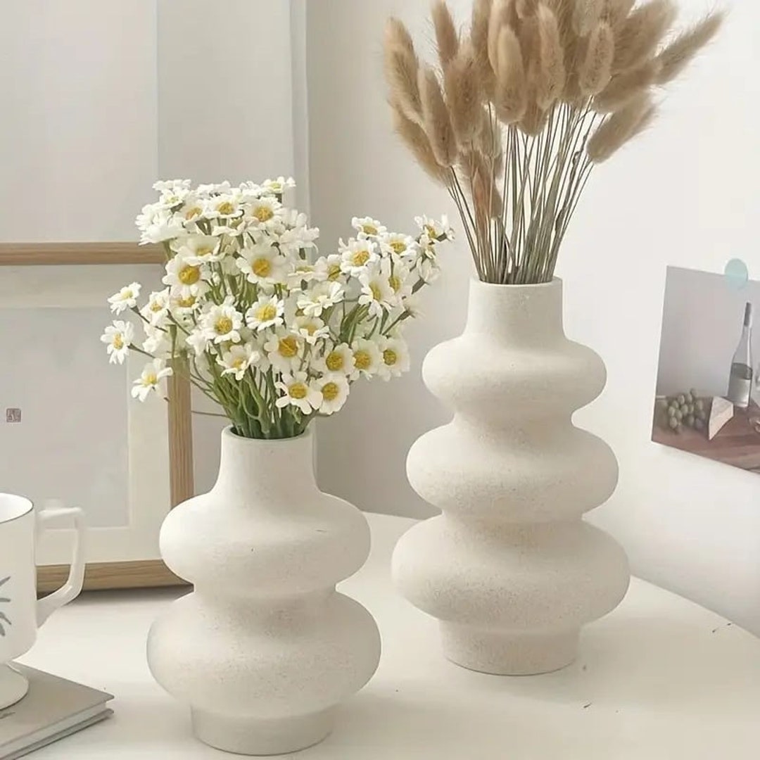 Boho Ceramic Vase, Boho Style, Cute Home Decor, Boho Home Decor, Etsy