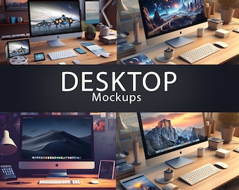 2023 Desktop Photoshop Mockup Pack | 1