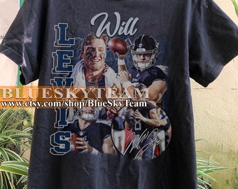 Vintage 90er Jahre Grafik Stil Will Levis T-Shirt, Will Levis Shirt, Vintage Oversized Sport Tee, Retro American Football Bootleg Geschenk