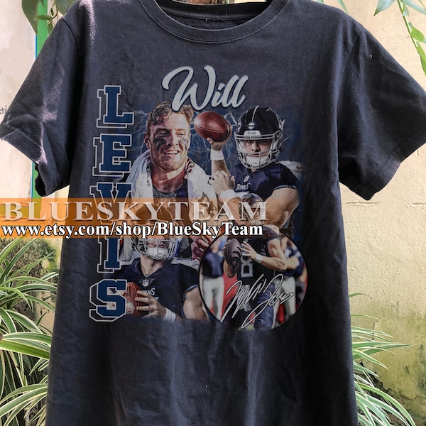 Vintage 90s Graphic Style Will Levis T-Shirt, Will Levis shirt, Vintage Oversized Sport Tee, Retro American Football Bootleg Gift