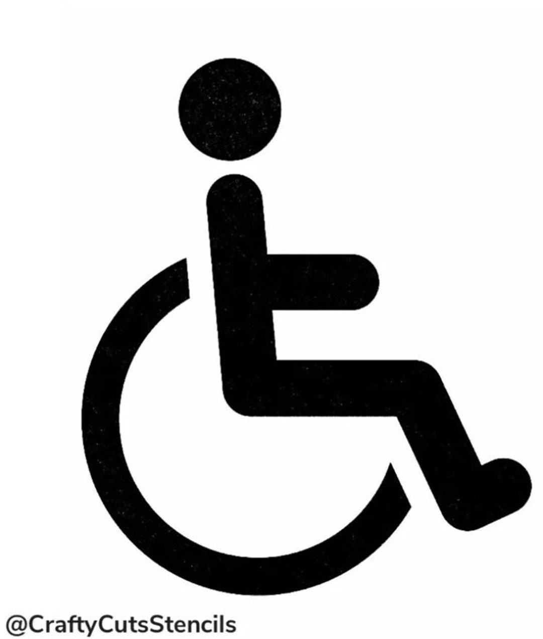 Handicap Logo Stencil Durable & Reusable Stencils 7x4 Inch Etsy Canada