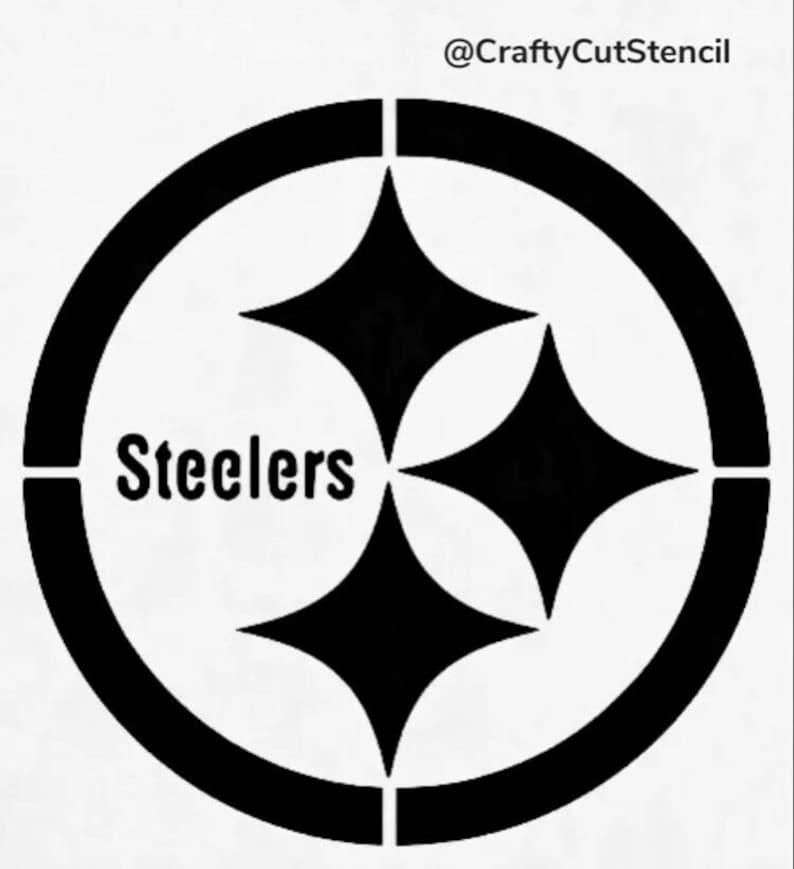 Pittsburgh Steelers Football 1 Stencil Durable & Reusable
