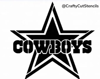 Dallas Cowboys Stencil - Etsy