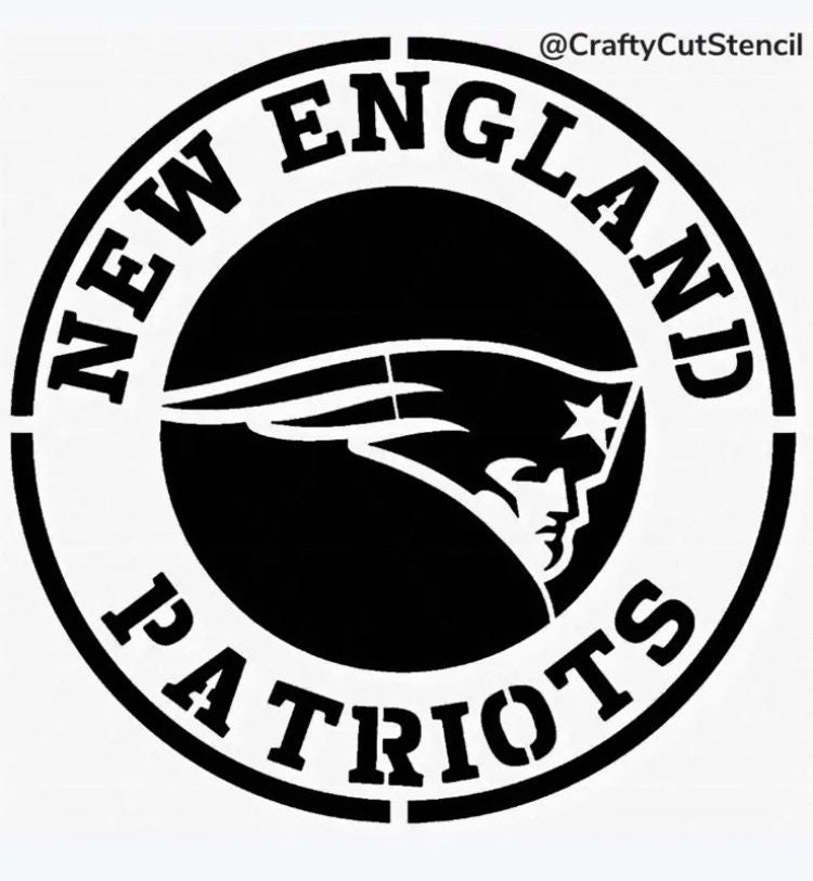 New England Patriots Football 2 Stencil Durable Reusable Stencils 6x6 new-england-patriots-football-2-stencil-durable-reusable-stencils-6x6