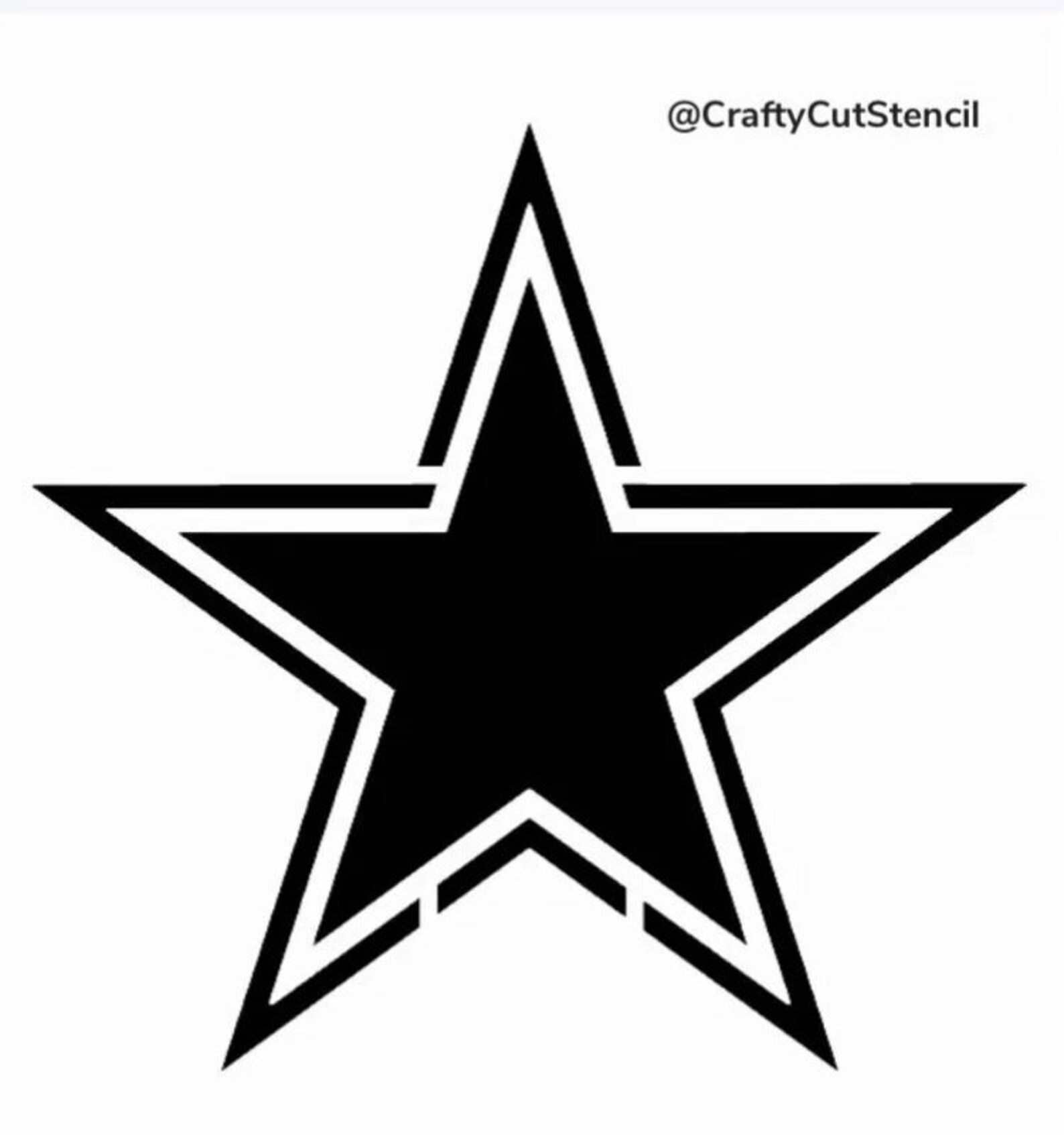 Dallas Cowboys Texas Star 2 Stencil Durable &amp; Reusable Stencils 7x4 Inch FREE SHIPPING - Etsy Canada