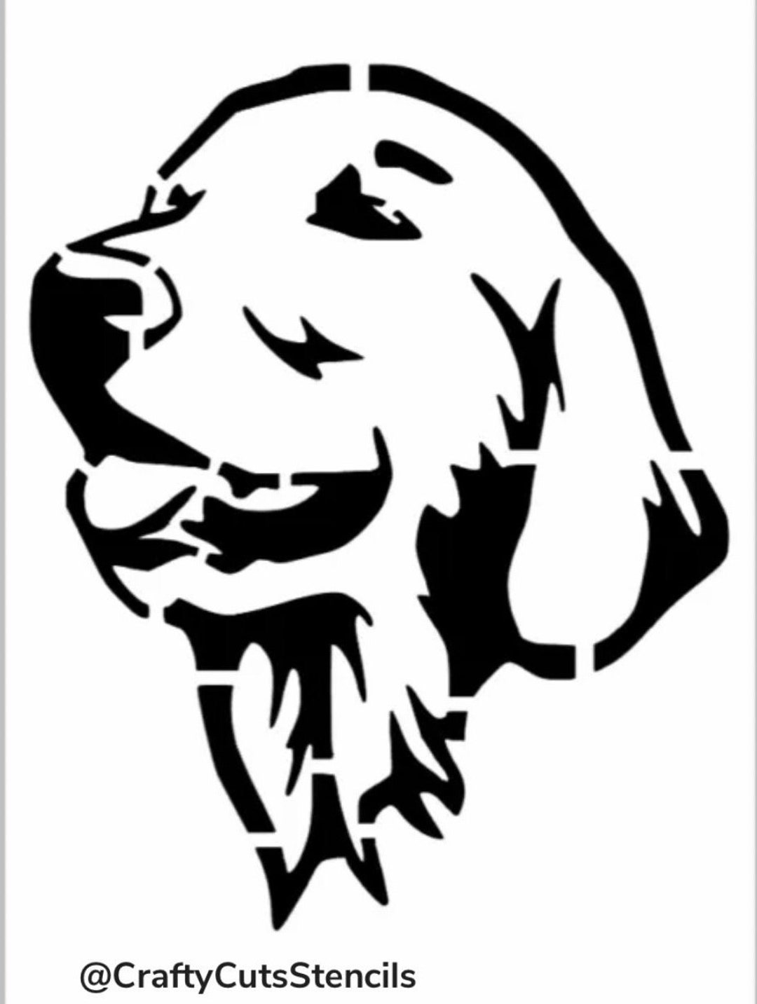 Golden Retriever Stencil Durable Reusable Stencils 7x4 Inch FREE golden-retriever-stencil-durable-reusable-stencils-7x4-inch-free