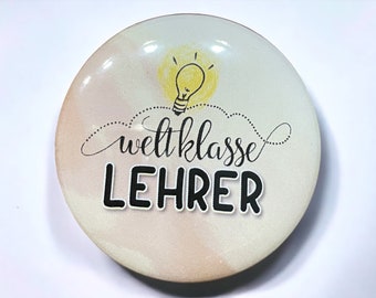 Pin Button, Badge Badges, Buttons, 58mm Größe, Geschenk für Erzieherin, Abschiedsgeschenk Kita , Anstecker