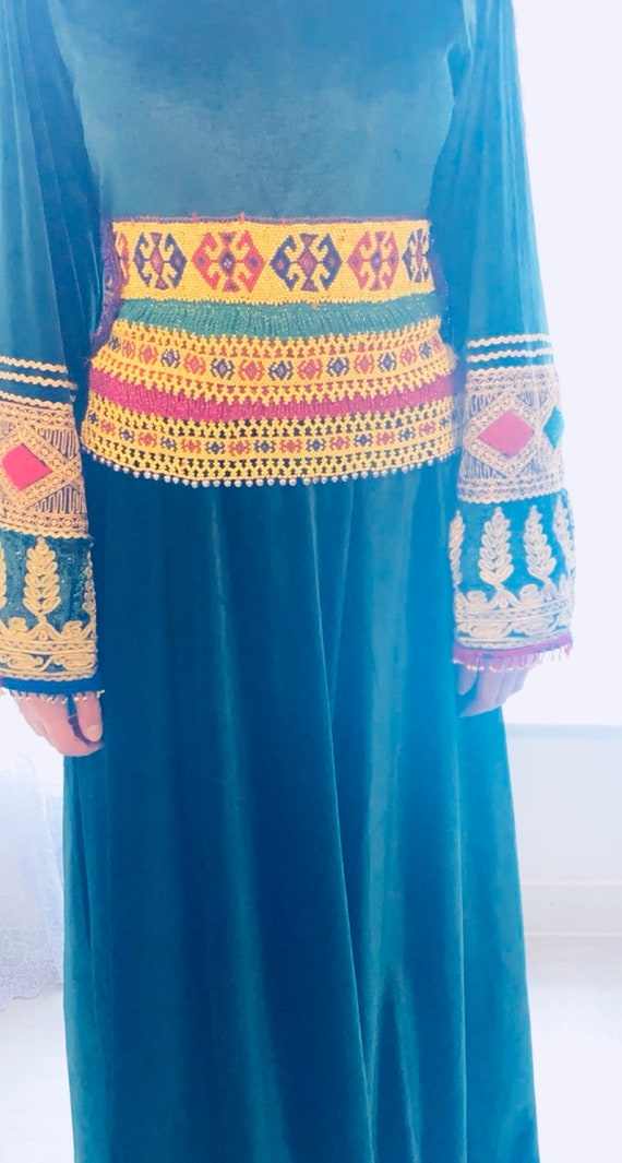 Vintage Afghan handmade maxi dress - image 2