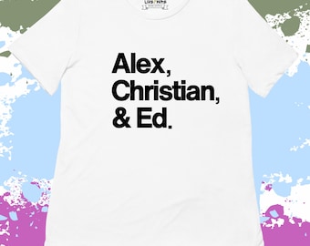 Alex, Christian & Ed Tee | 2026 Ed Carpenter Racing Indy 500 Roster Shirt | Motorsport Fan Gift