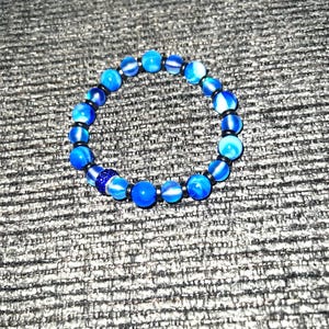Beautiful relaxing sky blue 8mm bracelet.