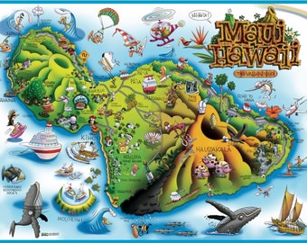 Maui Hawaii Jigsaw Puzzle - 550 Pieces - Made in USA