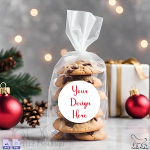 Round Tag Mockup White Sticker Label Mockup Cookie Mockup Favor Mockup Christmas Mockup Photo Mock up Cookie Candy Mockup Fall Mockup