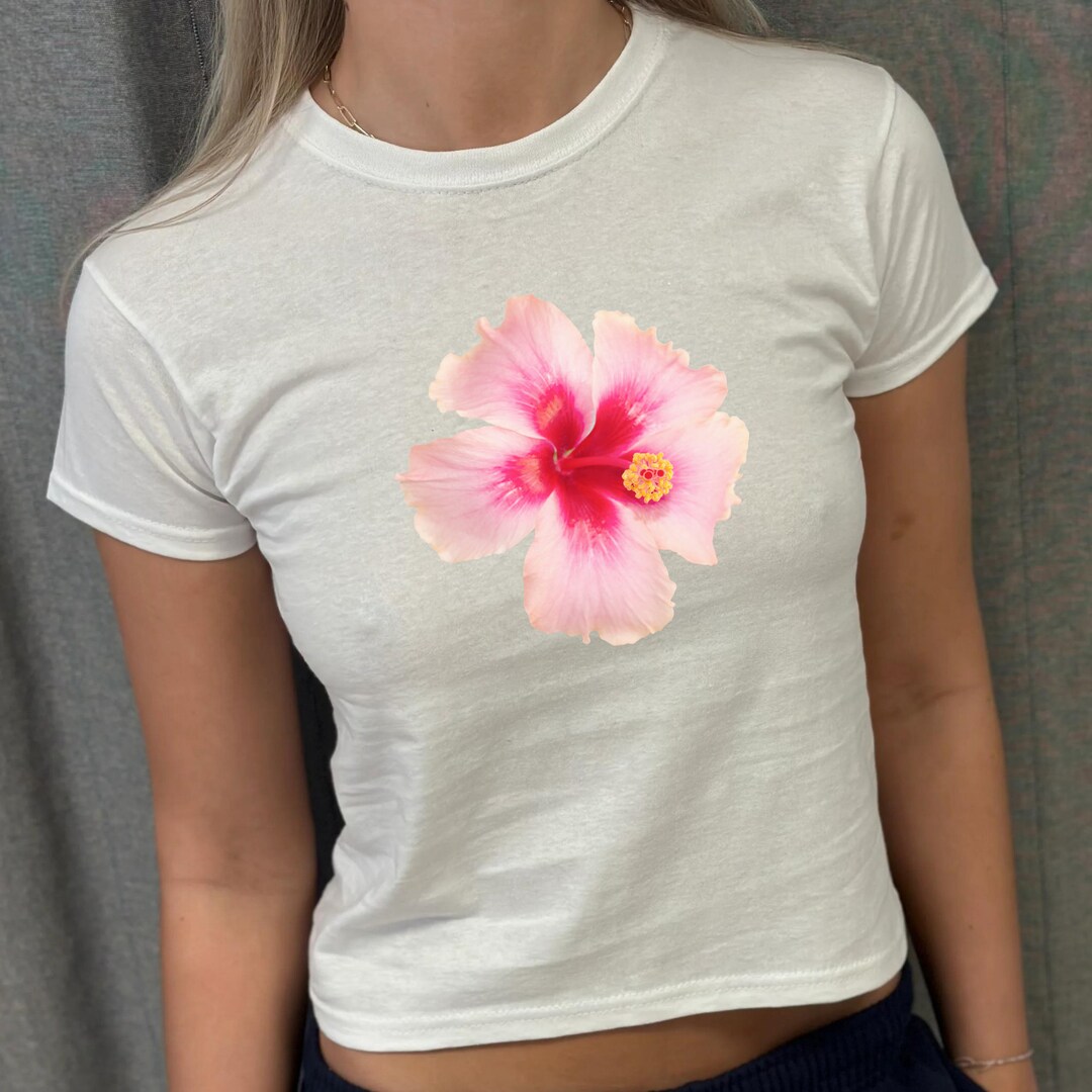 売れ筋商品|||コットンオン カットソー トップス レディース Women's 90S Baby Tee Hot hibiscus il_fullxfull.5898274635_boh0.jpg