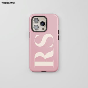 New iPhone 16 Case, Personalized Initial iPhone Case / Monogram iPhone 16 15 14 13 12 11 Case, Custom Name iPhone 14 13 12 11 Pro Max Case