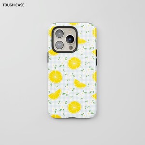Lemon Lover Phone Case, Citrus Fruit TOUGH Cover for iPhone 15 Pro Max, 14 Plus, 13, 12, 11, Samsung S23, S22, A54, A53, Pixel 8, 7 | #148