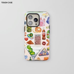 New York City Collage Phone Case, New Yorker Gift, Gift for Her, iPhone 15 14 13 12 11 Pro Max 8 Plus X, Samsung Galaxy S23 S22 S20 | #218