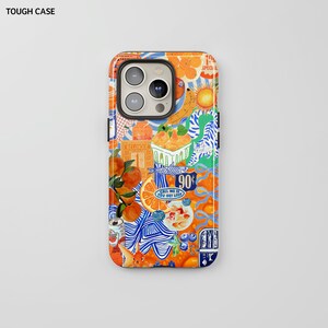 Vintage Summer Collage Phone Case / Mood Board, Y2K Retro Beach Design / iPhone 15, 14, 13, 12+, Samsung S23, S22+, Pixel 5, 6, 7 0258 #317