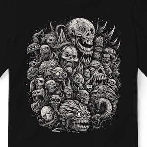 Monster Mashup T-Shirt - Monster T-Shirt - Horror T-Shirt - Dark Art T-Shirt - Macabre T-Shirt - Dark T-Shirt - Monster Tee - Horror Tee