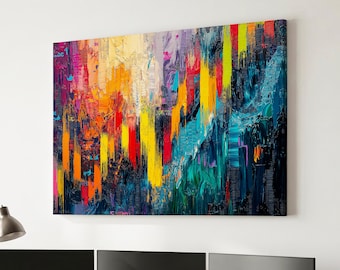 Stock Market Chat Painting Wall Street Trading Finance Inspirational Framed Canvas Wall Art Poster Print Home Office Room Decor Trader Gift